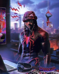 spider - man into spider - verse hd wallpaper